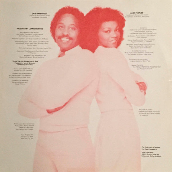 Yarbrough & Peoples : Heartbeats (LP, Album)