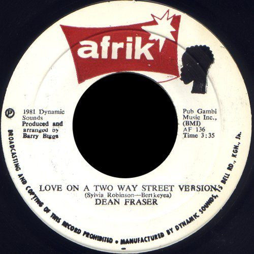 Barry Biggs : Love On A Two Way Street (7")