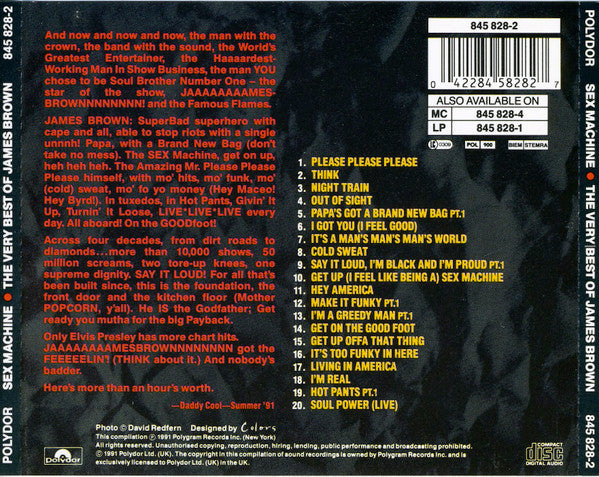 James Brown : Sex Machine: The Very Best Of James Brown (CD, Comp)