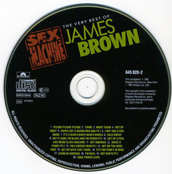 James Brown : Sex Machine: The Very Best Of James Brown (CD, Comp)