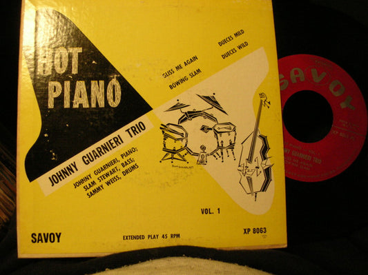 Johnny Guarnieri Trio : Hot Piano - Vol. 1 (7", EP)