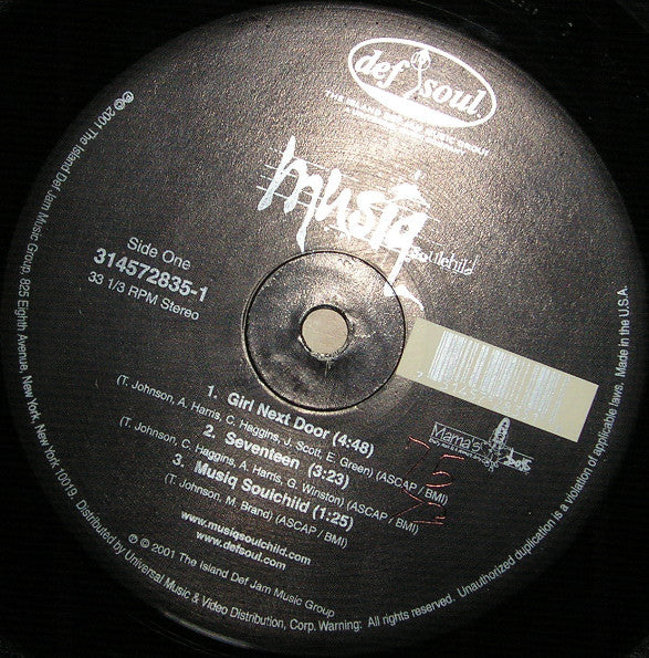 Musiq Soulchild : Girl Next Door (12")