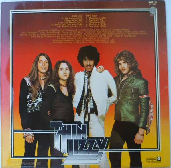 Thin Lizzy : Nightlife (LP, Album, Lam)