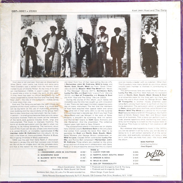 Kool & The Gang : Kool Jazz (LP, Comp, Scr)
