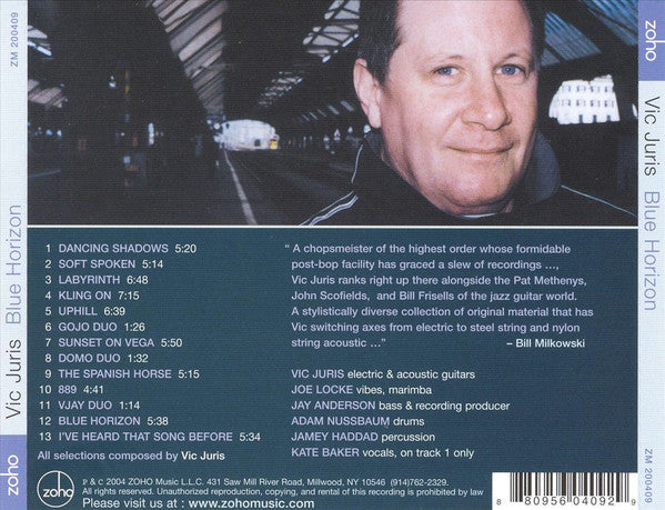 Vic Juris : Blue Horizon (CD, Album)