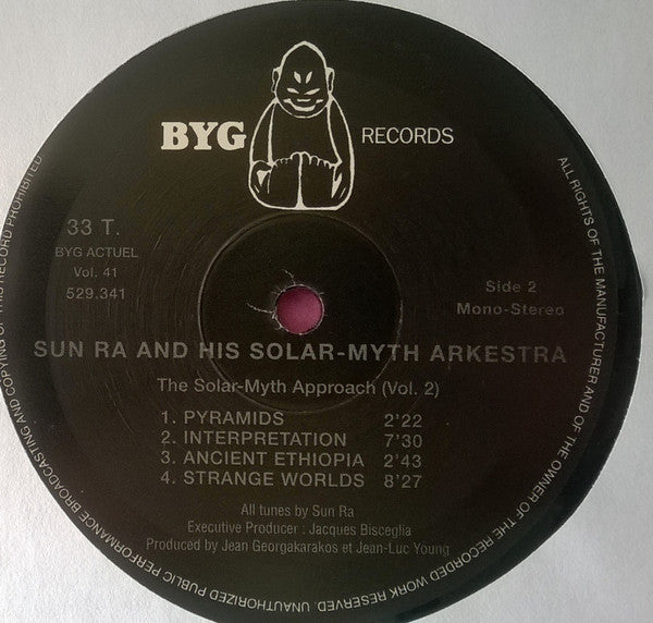 The Sun Ra Arkestra : The Solar Myth Approach, Vol. 2 (LP, Album, RE, Gat)