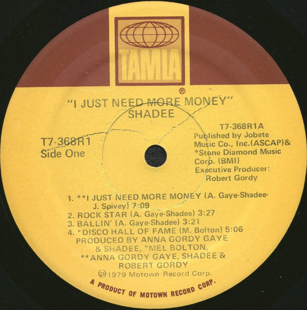 Shadee Hasan : I Just Need More Money (LP, Album)