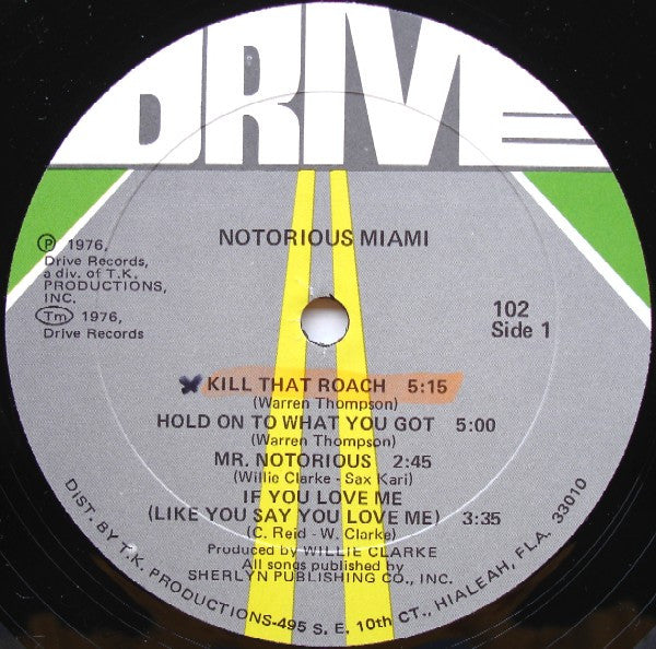 Miami : Notorious Miami (LP, Album)