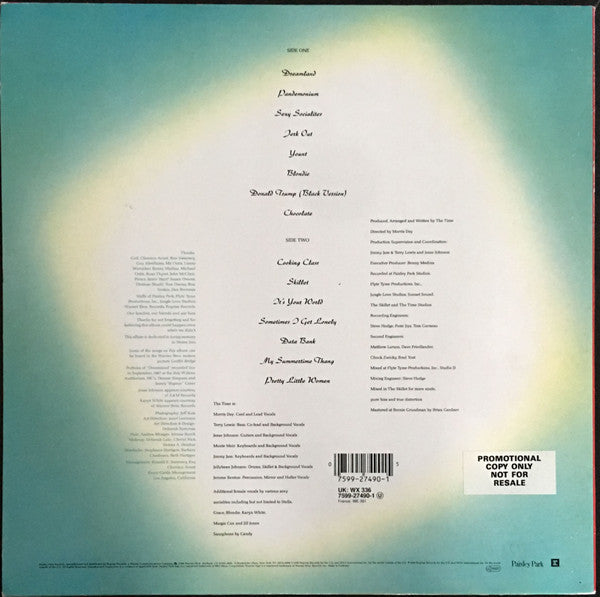 The Time : Pandemonium (LP, Album, Promo, Pai)