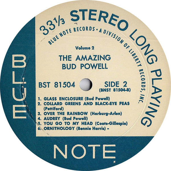 Bud Powell : The Amazing Bud Powell (Volume 2) (LP, Album, RE, Res)