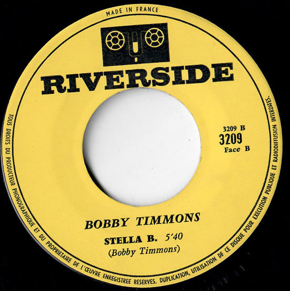 Bobby Timmons : So Tired (7", EP, Mono)