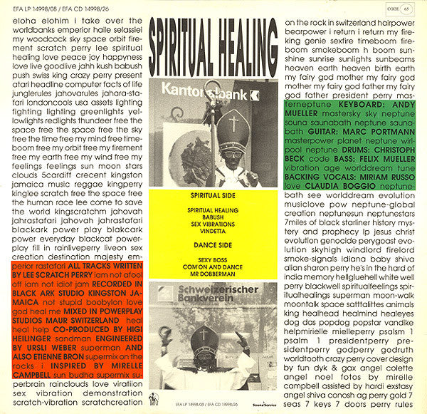 Lee Scratch Perry* : Spiritual Healing (LP, Album)