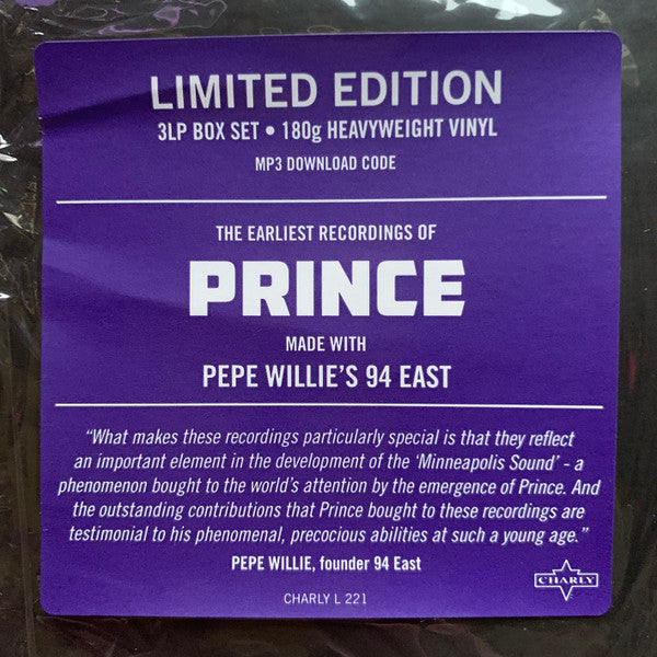 94 East Featuring Prince : 94 East Featuring Prince (3xLP, Album, RE, RM, 180 + Box, Ltd)