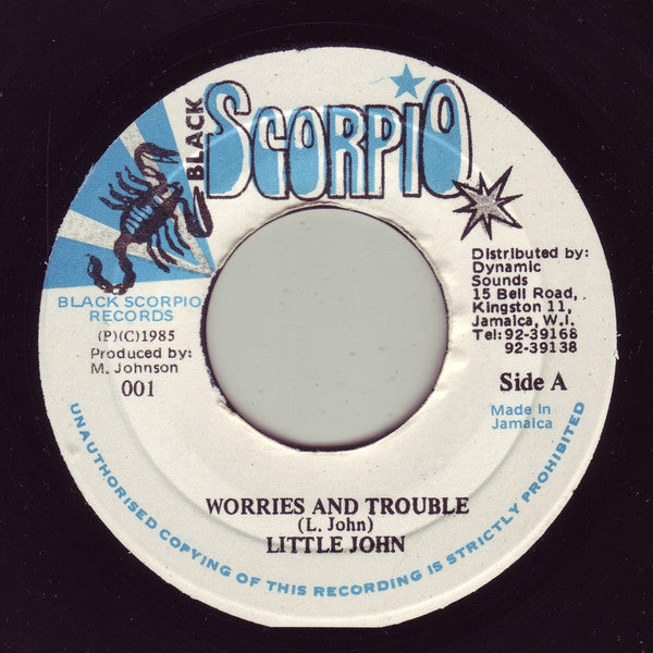 Little John : Worries & Trouble (7")