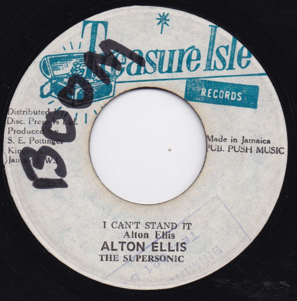 Don Drummond / Alton Ellis : Eastern Standard Time / I Can't Stand It (7", Single, Par)