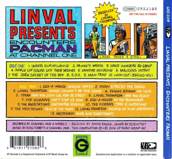 Linval* : Encounters Pac-Man (CD, Album, RE, RM + CD, Comp, RM)