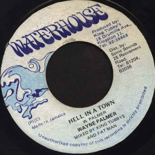 Wayne Palmer (2) : Hell In A Town (7", Single)
