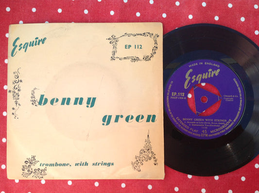 Bennie Green : Benny Green With Strings (7", EP, Mono, Tri)
