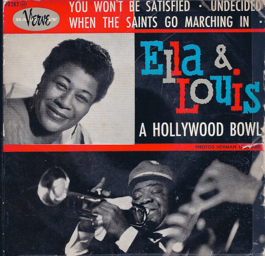 Ella Fitzgerald & Louis Armstrong : A Hollywood Bowl (7", EP)