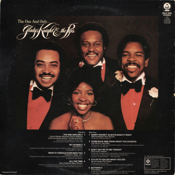 Gladys Knight And The Pips : The One And Only... (LP, Album)