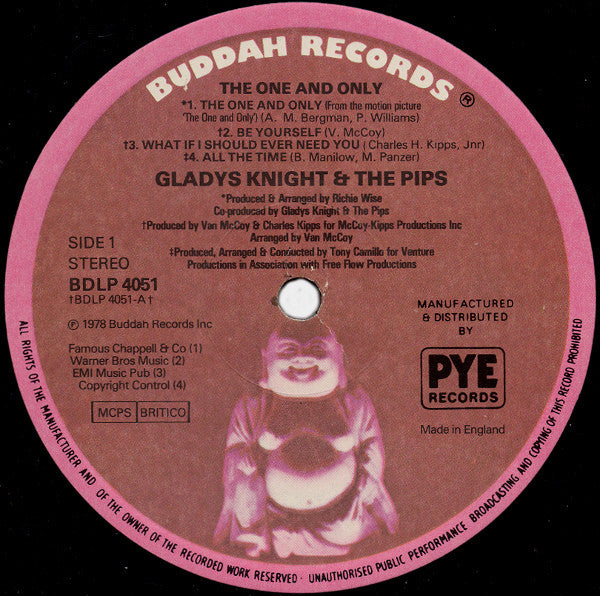 Gladys Knight And The Pips : The One And Only... (LP, Album)