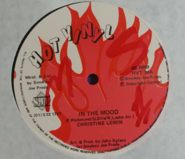 Christine Lewin / Hot Vinyl Rythm Band : In The Mood (12")
