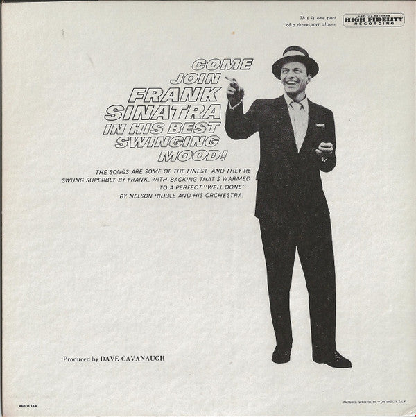 Frank Sinatra : Sinatra's Swingin' Session!!! (Part 2) (7", EP)