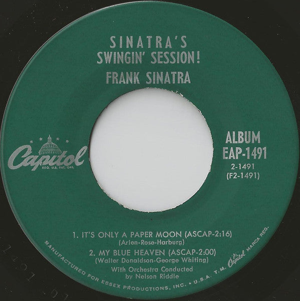 Frank Sinatra : Sinatra's Swingin' Session!!! (Part 2) (7", EP)