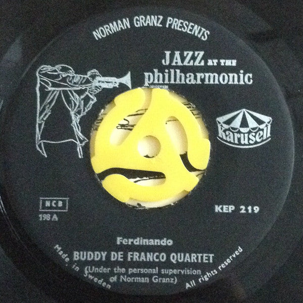 Buddy DeFranco Quartet : The Music Of Buddy DeFranco (7", EP)