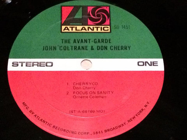 John Coltrane & Don Cherry : The Avant-Garde (LP, Album, RE, MO )