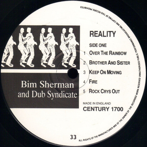 Bim Sherman & Dub Syndicate : Reality (LP, Album)