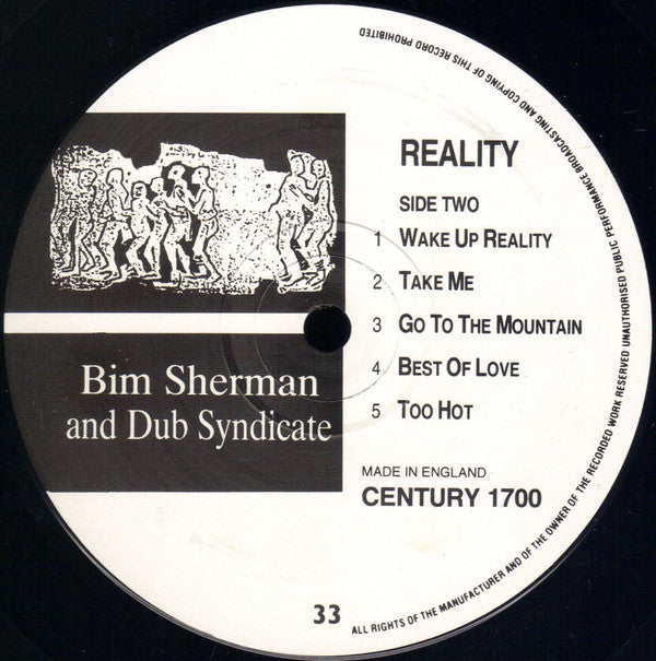 Bim Sherman & Dub Syndicate : Reality (LP, Album)