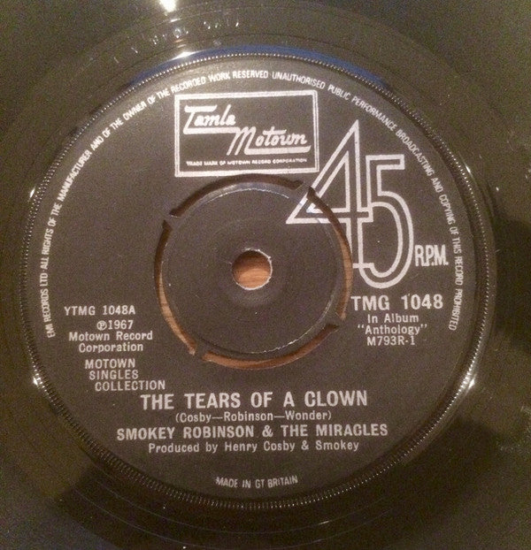 The Miracles : The Tears Of A Clown / The Tracks Of My Tears (7", Single, Kno)