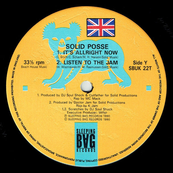 Solid Posse : Unity Rap (12")