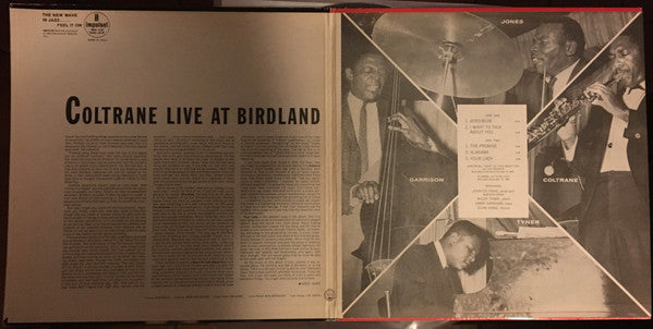 Coltrane* : Live At Birdland (LP, Album, RE, Gat)