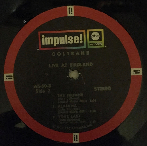 Coltrane* : Live At Birdland (LP, Album, RE, Gat)