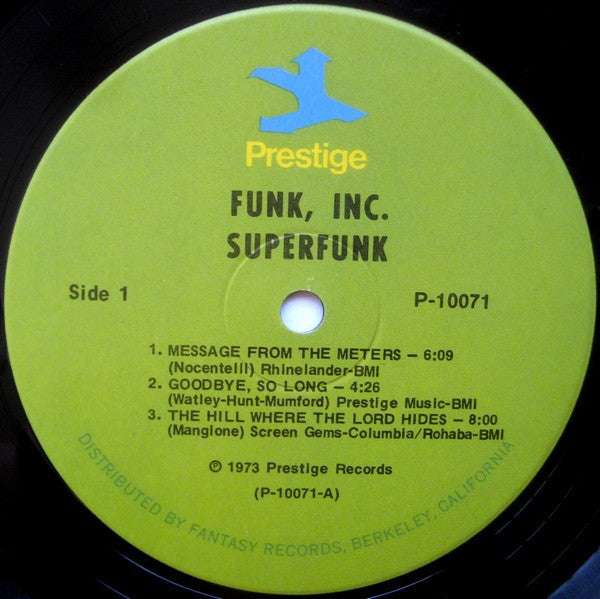 Funk Inc. : Superfunk (LP, Album, Gat)