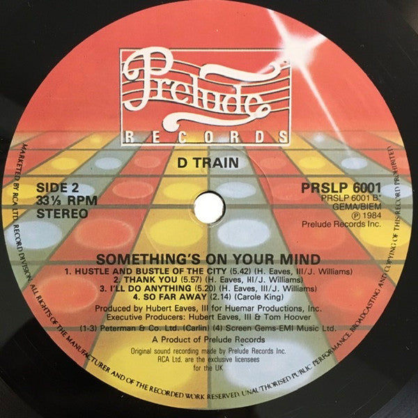 D-Train : Something's On Your Mind (LP, Album)