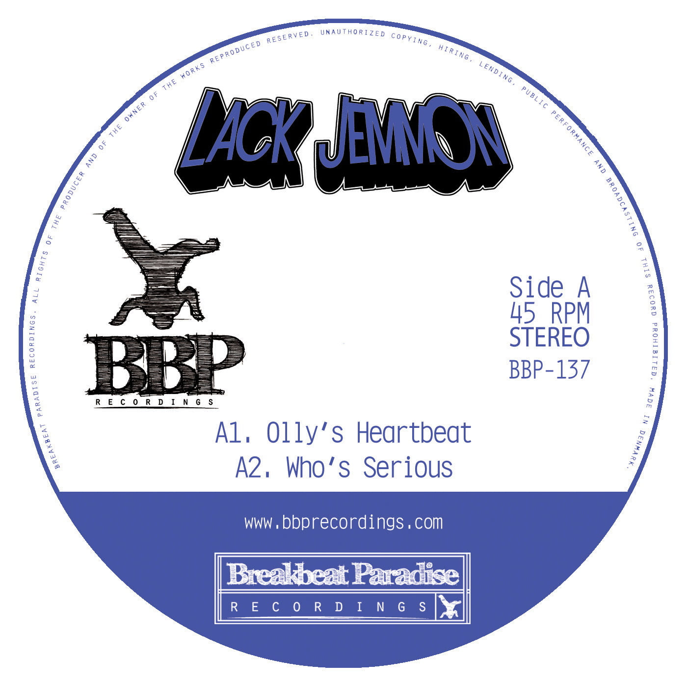 Lack Jemmon - Lack Jemmon (12")