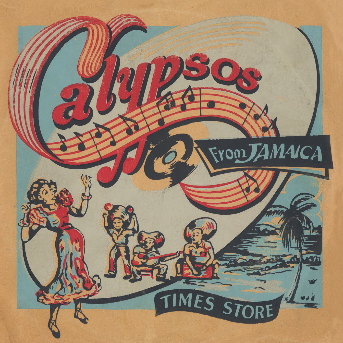 Hubert Porter & The Jamaican Calypsonians - Calypsos from Jamaica (LP)