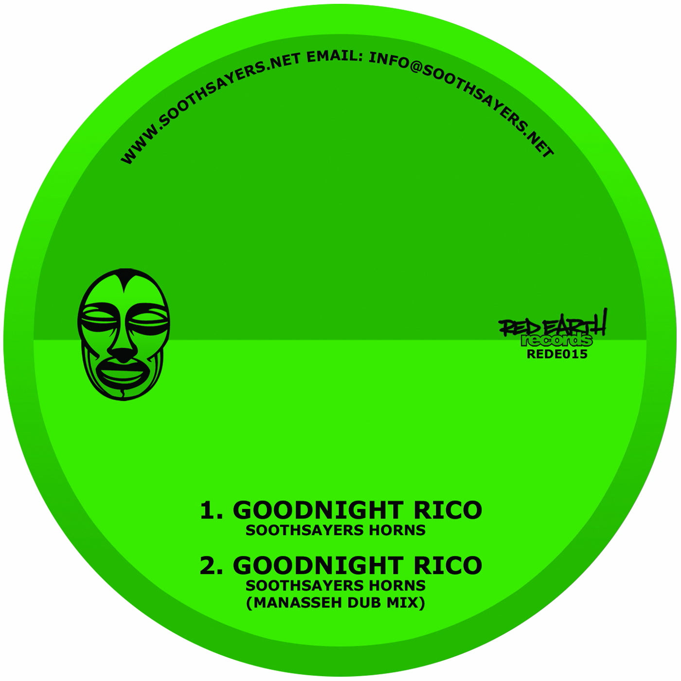 Soothsayers Horns & Manasseh - Goodnight Rico (7")