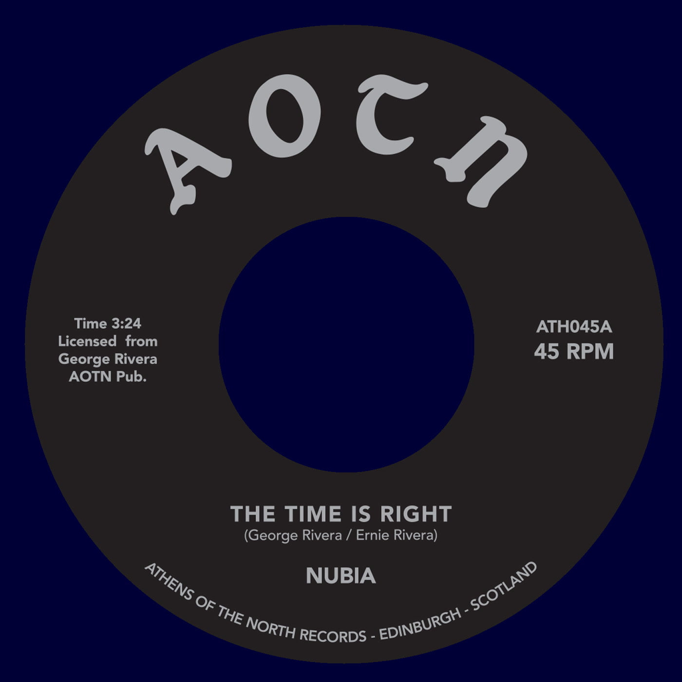Nubia - The Time Is Right (7")