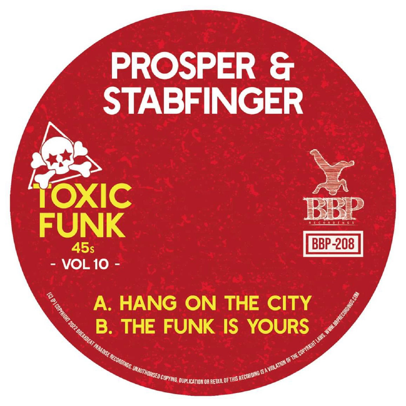Prosper & Stabfinger - Toxic Funk Vol. 10 (7")