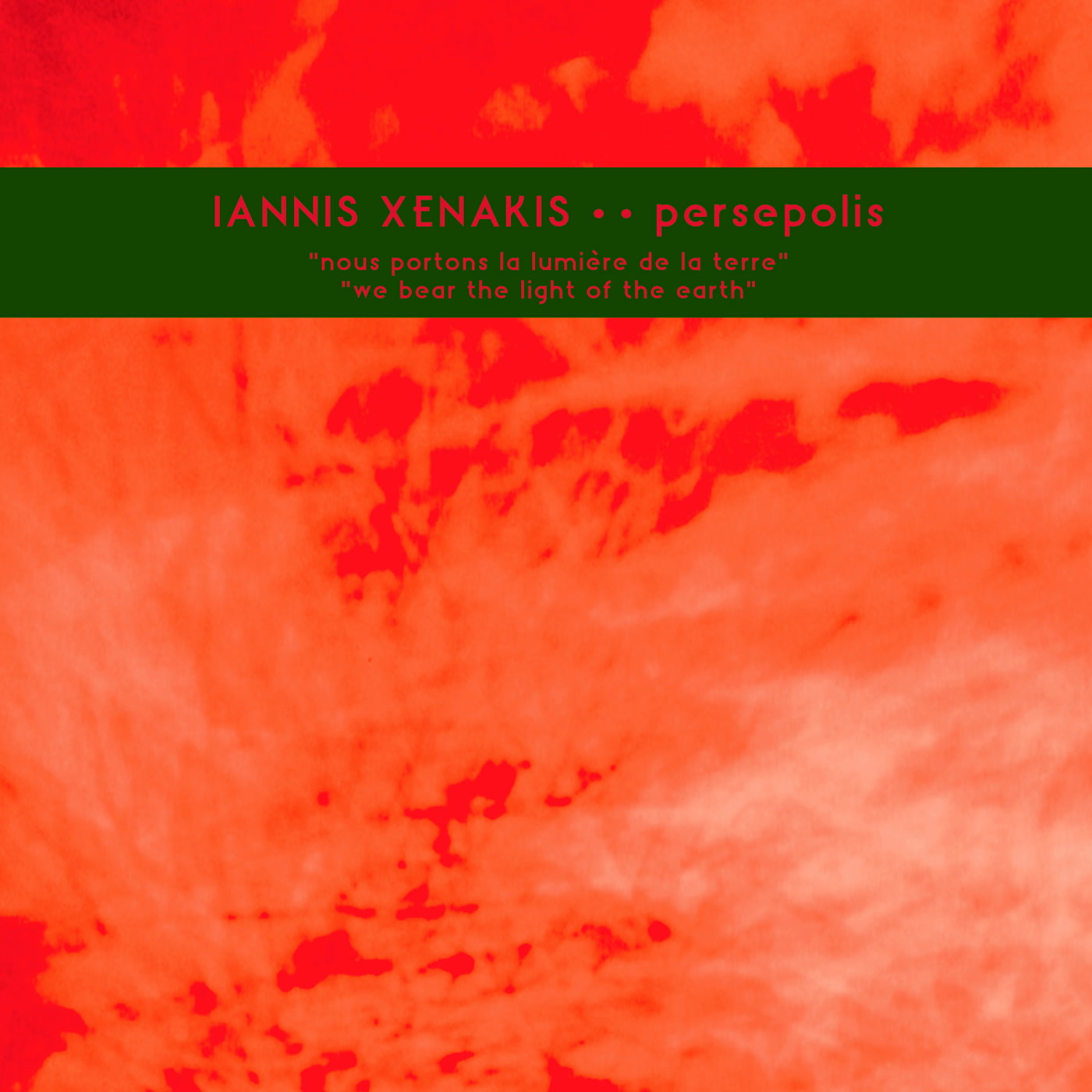 Iannis Xenakis - Persepolis (LP)