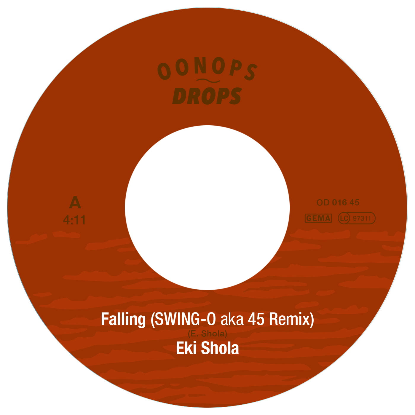 Eki Shola, SWING-O a.k.a. 45 & Shin-Ski - Eki Shola Remixed (7")