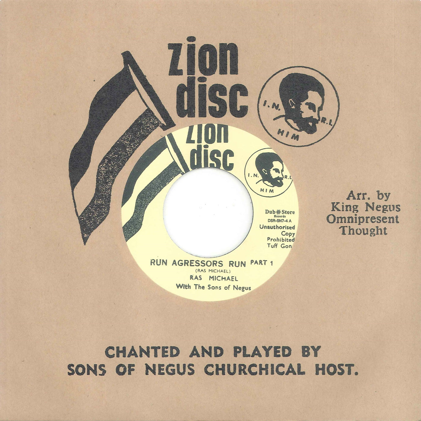 Sons of Negus - Run Agressors Run (7")