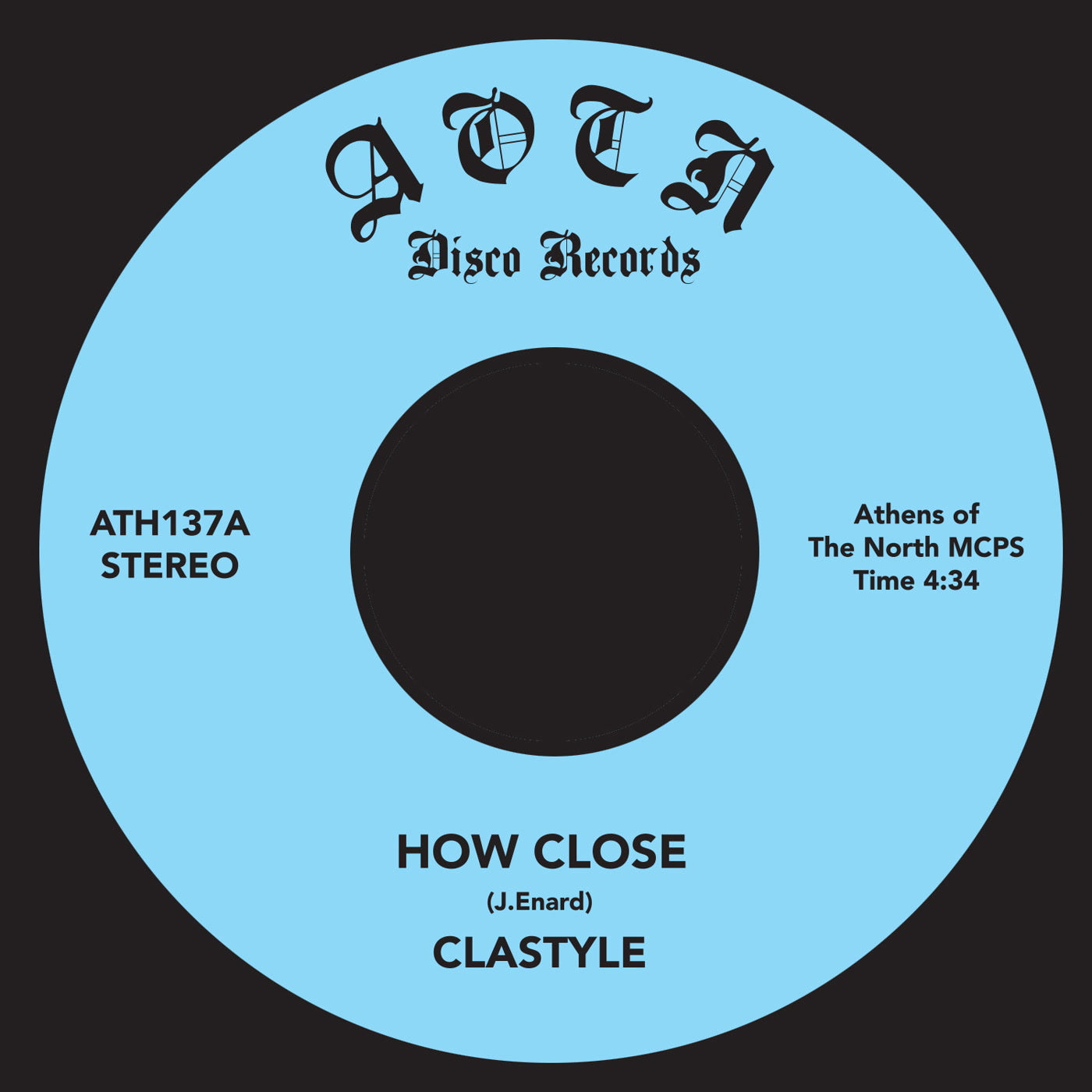 Clastyle - How Close (7")