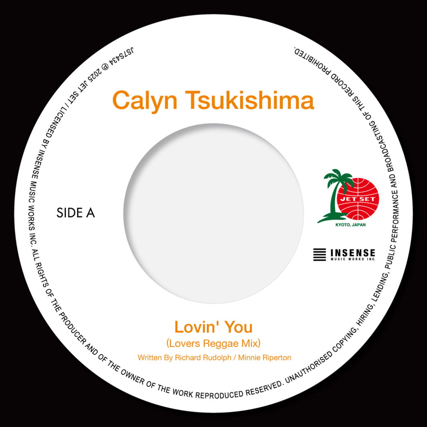 Calyn Tsukishima - Lovin' You (Lovers Reggae Mix) / Empire State of Mind (Pt.2) (Ska Reggae Mix) (7")