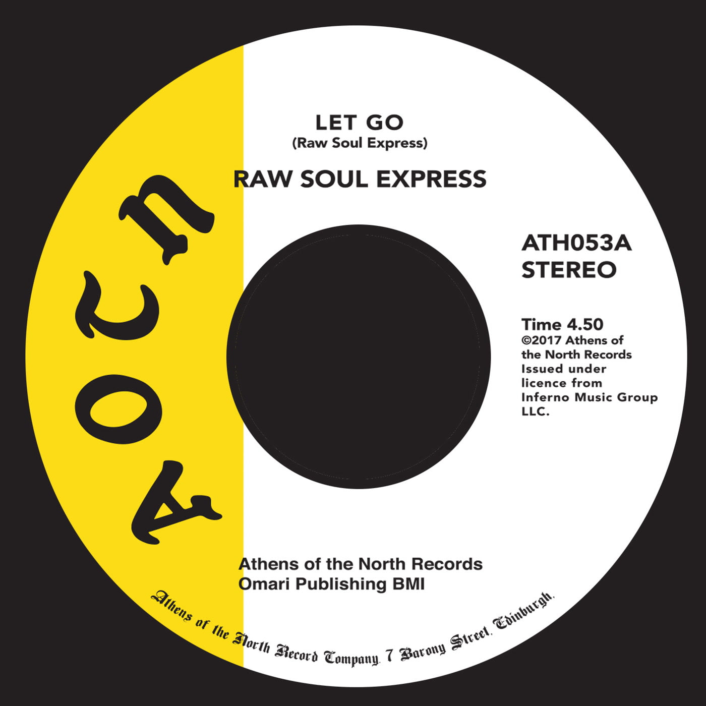 Raw Soul Express - Let Go (7")