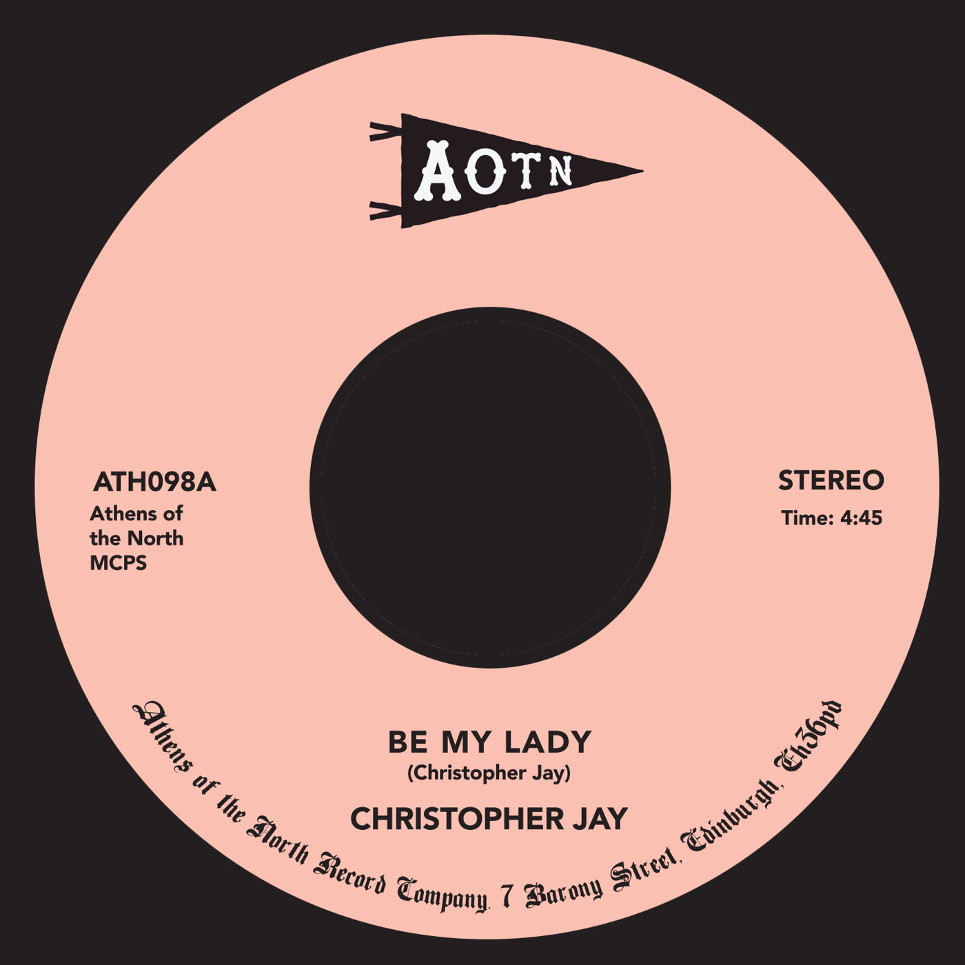 Christopher Jay - Be My Lady (7")